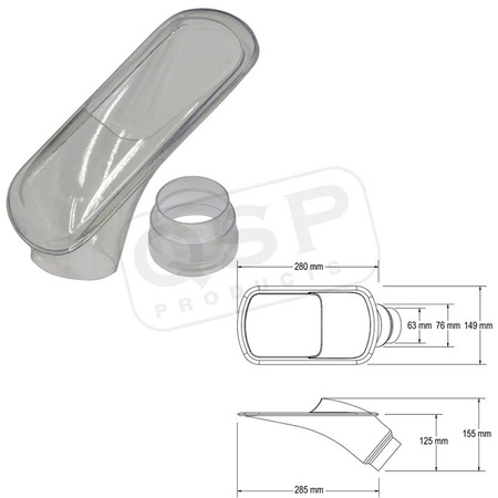 Vstup ventilace brzdového systému