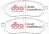 Přední brzdové destičky DBA Brake Pads Xtreme Performance ECE R90 certified Hawk HB387x.547 - DB1696XP INFINITI EX30D EX37 FX35 FX45 G37 M30D M35h M37 Q70 Hybrid QX50 QX70 NISSAN Aust NZ Murano Z50 Z51 Navara D40 Pathfinder Qashqai +2 Skyline V35 V35 V36