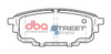 Zadní DBA brzdové destičky Street Series Ceramic - DB1359SS