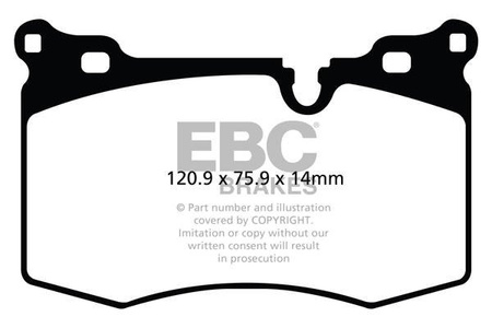 DP31854C - Sada brzdových destiček Série REDSTUFF EBC Brakes