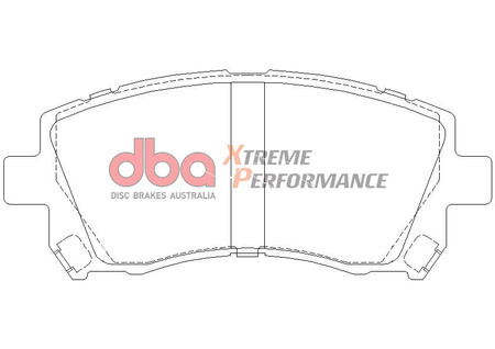 Přední brzdové destičky DBA Brake Pads Xtreme Performance Hawk HB352x.665 - DB1342XP SUBARU Forester SF5 Impreza Sport Legacy BD9 BE5 BG5 BG9 BH5 Outback