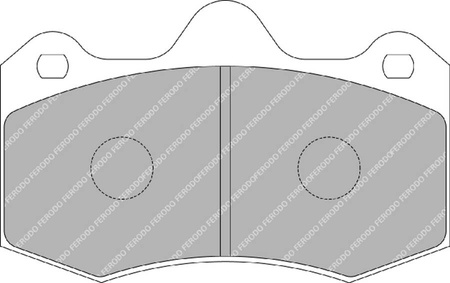 Přední brzdová destička Ferodo Racing DSUNO FRP3083Z LOTUS Evora EXIGE MCLAREN 570 GT S 650 LT MP4 RENAULT Clio II SEAT Ibiza IV 6L1,