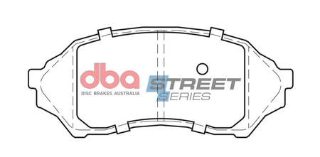 Přední brzdové destičky DBA Brake Pads Street Series Ceramic - DB1358SS MAZDA 323