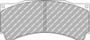 Přední brzdová destička Ferodo Racing DS1.11 FRP3014W ASTON MARTIN Vantage AUDI RS3 CUPRA Leon GINETTA G55 HONDA CIVIC MCLAREN 570 S OPEL Astra PEUGEOT 308 SEAT Leon MK2 MK3 SUBARU Impreza VOLKSWAGEN GOLF,