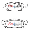 Přední brzdové destičky DBA Brake Pads Street Series Ceramic - DB2216SS DODGE USA Durango JEEP Grand Cherokee MERCEDES-BENZ GL-Class X166 GL350 GL400 GLE-Class W166 GLE250 D 4Matic GLE350 GLE400 Coupe C292 GLE350d GLS-Class GLS350 GLS400 M-Class ML250D