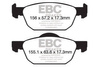 DPX2154 - Sada brzdových destiček Série ULTIMAX2 EBC Brakes