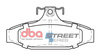 Zadní brzdové destičky DBA Brake Pads Street Series Ceramic - DB1376SS FORD Aust NZ S.Africa Fairmont AU BA BF V6 EF Falcon HOLDEN