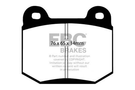 DP51538NDX - Sada brzdových destiček Série BLUESTUFF NDX EBC Brakes