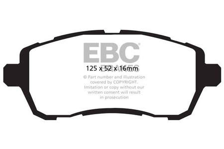 DPX2002 - Sada brzdových destiček Série ULTIMAX2 EBC Brakes