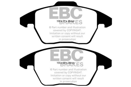 DPX2052 - Sada brzdových destiček Série ULTIMAX2 EBC Brakes