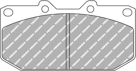 Přední brzdová destička Ferodo Racing DS2500 FCP986H NISSAN 200SX S14 300 ZX Z32 Skyline SUBARU Impreza Impreza I GC SW GF II GD GG 