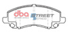 Přední brzdové destičky DBA Brake Pads Street Series Ceramic - DB2065SS CHRYSLER USA Sebring CITROEN C4 Aircross DODGE Avenger Caliber JEEP Compass MK Patriot MITSUBISHI ASX Chariot Galant Lancer Sport Legnum Space Wagon Spacerunner PEUGEOT 4008