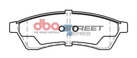 Zadní DBA brzdové destičky Street Series Ceramic - DB1689SS