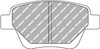 Zadní brzdová destička Ferodo Racing DS2500 FCP4316H AUDI A3 8P1 Cabrio 8P7 Sportback SEAT Leon Leon SKODA Octavia Octavia Scout Superb Yeti VOLKSWAGEN Caddy III IV Maxi Golf VI Jetta PASSAT 362 ALLTRACK 365 SCIROCCO Touran