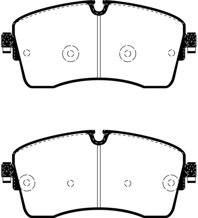 DPX2385 - Sada brzdových destiček Série ULTIMAX2 EBC Brakes