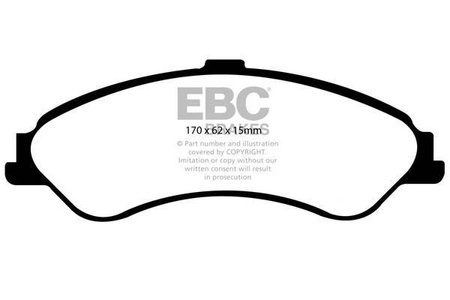 DP1507 - Sada brzdových destiček Série ULTIMAX2 EBC Brakes