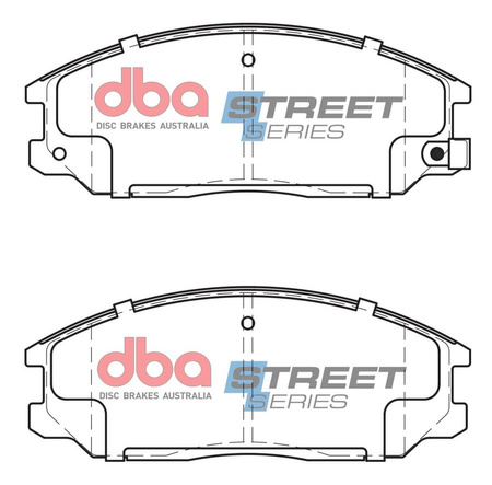 Přední brzdové destičky DBA Brake Pads Street Series Ceramic - DB1745SS HYUNDAI Grandeur Santa Fe XG 25 30 SSANGYONG Actyon Kyron