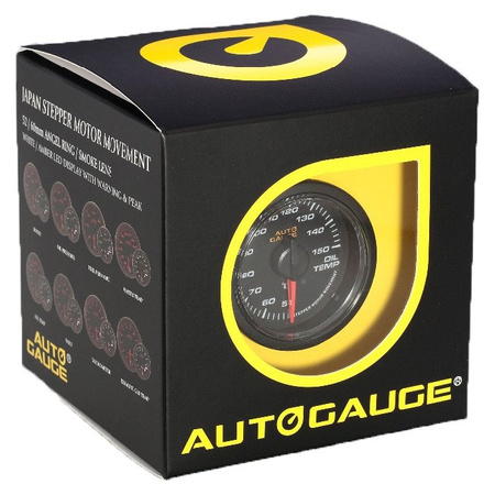 Auto Gauge Ukazatel teploty oleje - Clear