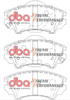 Přední brzdové destičky DBA Brake Pads Xtreme Performance ECE R90 certified Hawk HB638x.702 - DB1925XP CHEVROLET Camaro 5th Gen Malibu OPEL Astra J GTC Cascada Insignia Zafira Tourer SAAB 9-5 VAUXHALL