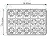 Klávesnice CAN Ecumaster - 15 kláves RGB