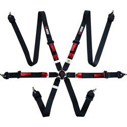 Bezpečnostní pásy RRS R6 LIGHT EVO - HANS FIA Ultralight - 6-bodové 2/2"