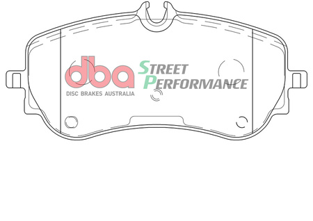 Zadní brzdové destičky DBA Brake Pads Street Performance - DB15002SP MAN TGE VOLKSWAGEN Amarok Crafter CR30 CR35