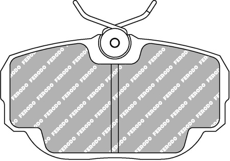 Přední brzdová destička Ferodo Racing DS3000 FCP660R BMW 3 E30 Convertible Touring Z1 MERCEDES 190 W201 SAAB 9000 9000 Hatchback,
