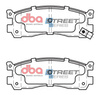 Zadní brzdové destičky DBA Brake Pads Street Series Ceramic - DB1222SS MAZDA 929 HC HV Bongo Friendee MPV Xedos 9