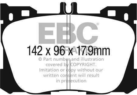 DPX3070 - Sada brzdových destiček Série ULTIMAX2 EBC Brakes