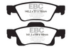 DP1872 - Sada brzdových destiček Série ULTIMAX2 EBC Brakes