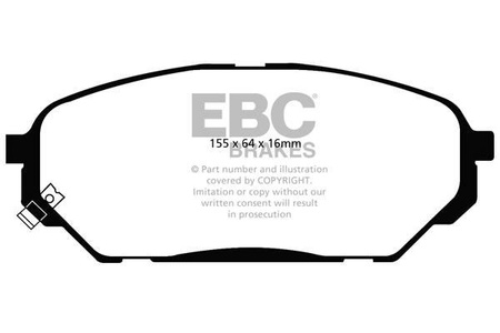 DP1813 - Sada brzdových destiček Série ULTIMAX2 EBC Brakes