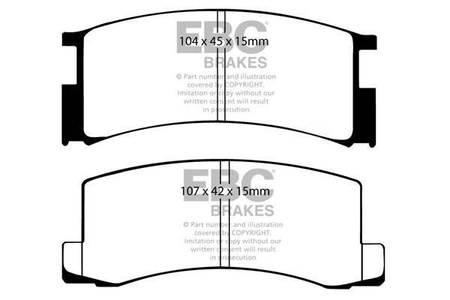 DP457 - Sada brzdových destiček Série ULTIMAX2 EBC Brakes