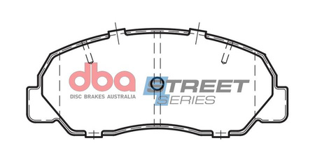 Přední brzdové destičky DBA Brake Pads Street Series Semi-metallic - DB292SS DAIHATSU Fourtrak Rocky Rugger Taft 4WD Wildcat MAZDA B1600 Pick Up B1800 B2000 B2200