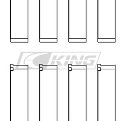 Obal ložiska ojnice King HONDA K-SERIES (EXCEPT A3) - CR4542XPC STDX
