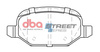 Zadní brzdové destičky DBA Brake Pads Street Series Ceramic - DB2039SS ALFA ROMEO 147 156 GT LANCIA Lybra