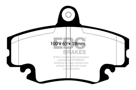 DP959 - Sada brzdových destiček Série ULTIMAX2 EBC Brakes
