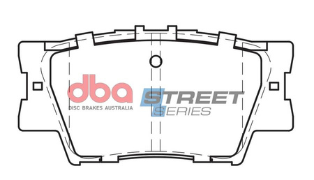Zadní brzdové destičky DBA Brake Pads Street Series Ceramic - DB1832SS TOYOTA Camry Rav 4