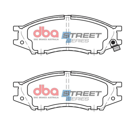 Přední brzdové destičky DBA Brake Pads Street Series Ceramic - DB1454SS NISSAN Aust NZ