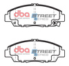 Přední brzdové destičky DBA Brake Pads Street Series Ceramic - DB1268SS HONDA Accord CC7 CE7 CE8 CF1 Prelude BB ROVER 600