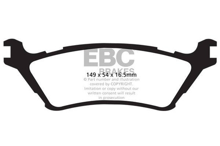 DP1891 - Sada brzdových destiček Série ULTIMAX2 EBC Brakes