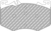 Přední brzdová destička Ferodo Racing DS2500 FRP3166H MERCEDES W177 Saloon V177 CLA C118 X118 GLA H247 GLB X247