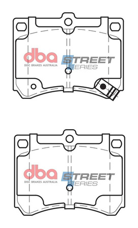 Zadní DBA brzdové destičky Street Series Ceramic - DB1177SS