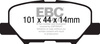 DPX2171 - Sada brzdových destiček Série ULTIMAX2 EBC Brakes