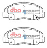 Přední DBA brzdové destičky Street Series Ceramic - DB1212SS