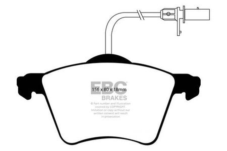 DP1368 - Sada brzdových destiček Série ULTIMAX2 EBC Brakes