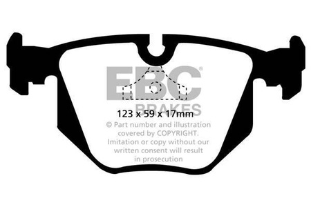 DP3871C - Sada brzdových destiček Série REDSTUFF EBC Brakes