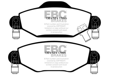 DP1446 - Sada brzdových destiček Série ULTIMAX2 EBC Brakes