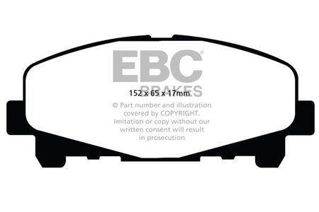DP1999 - Sada brzdových destiček Série ULTIMAX2 EBC Brakes