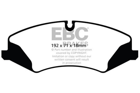 DPX2123 - Sada brzdových destiček Série ULTIMAX2 EBC Brakes