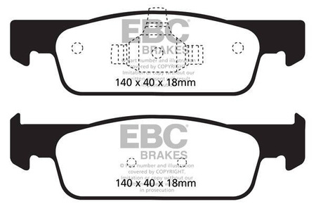 DPX2146 - Sada brzdových destiček Série ULTIMAX2 EBC Brakes